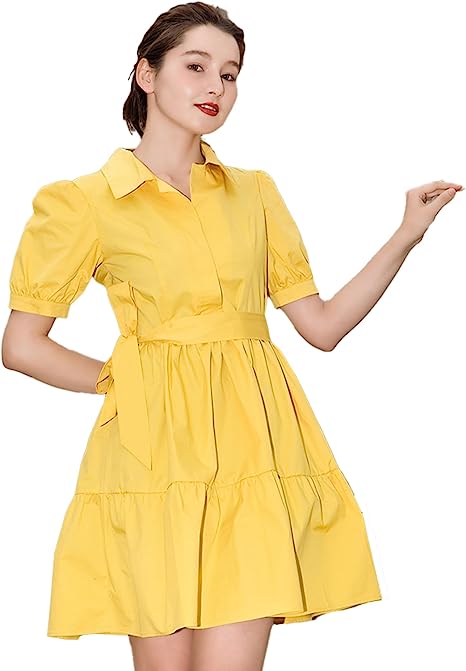 Color Pop Yellow Dress