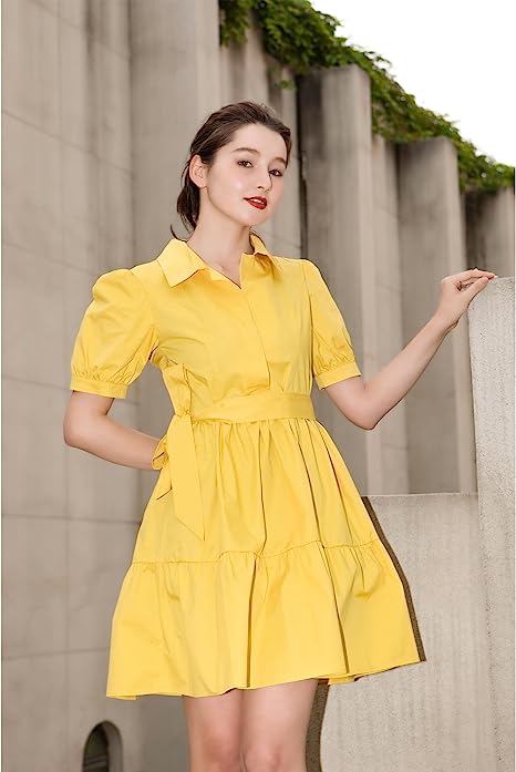 Color Pop Yellow Dress