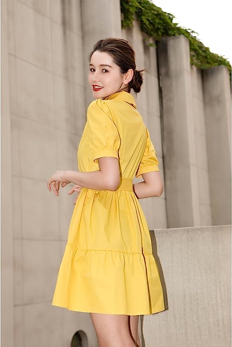 Color Pop Yellow Dress