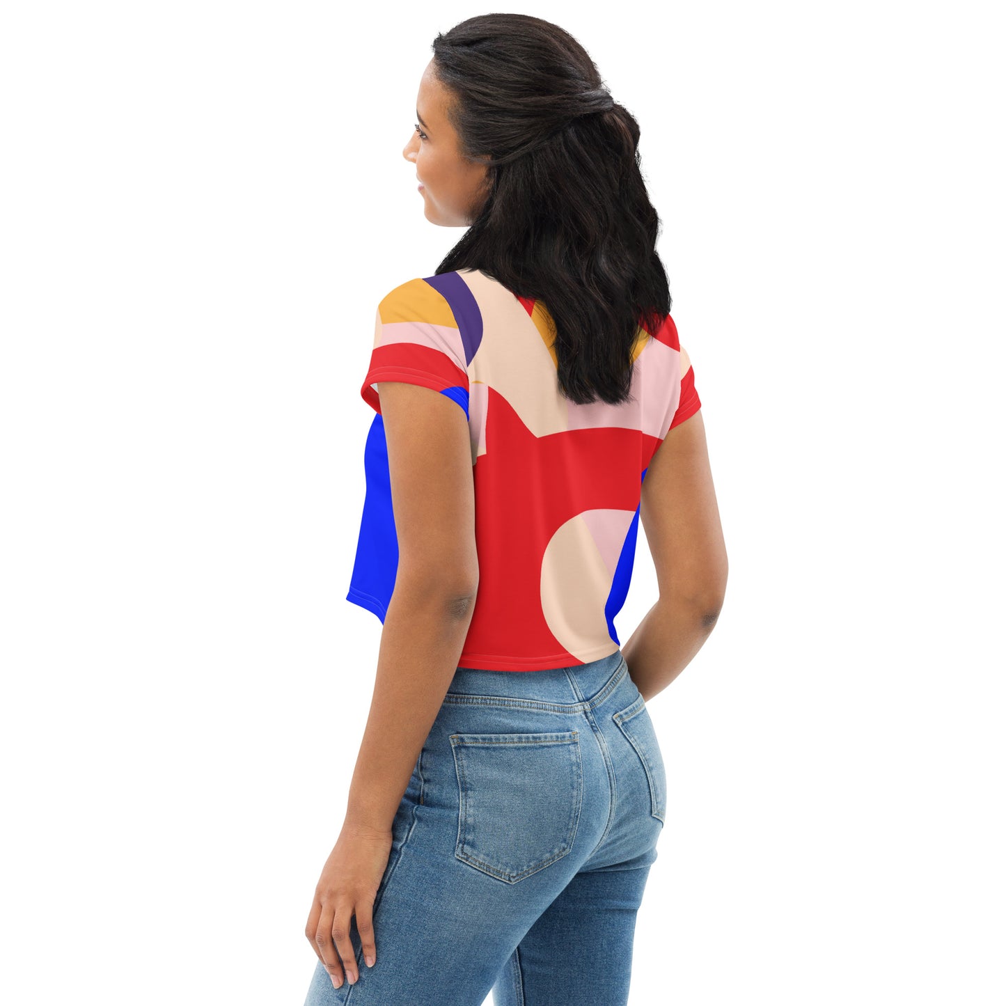 All-Over Print Crop Tee