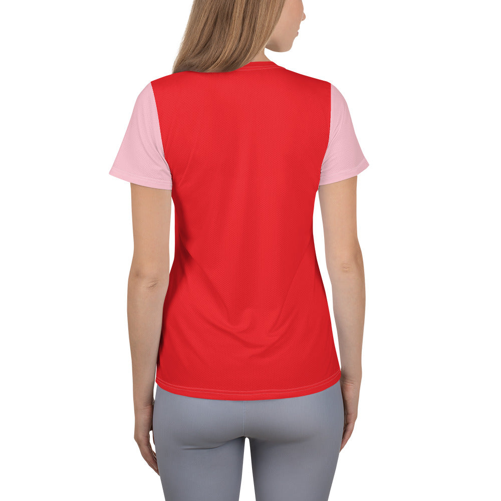 All-Over Print Women's Athletic T-shirt