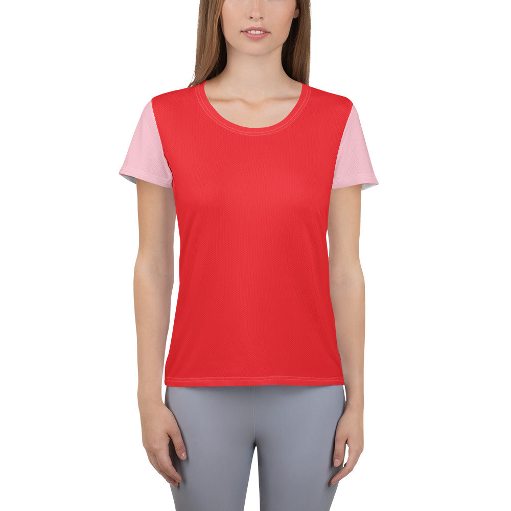 All-Over Print Women's Athletic T-shirt