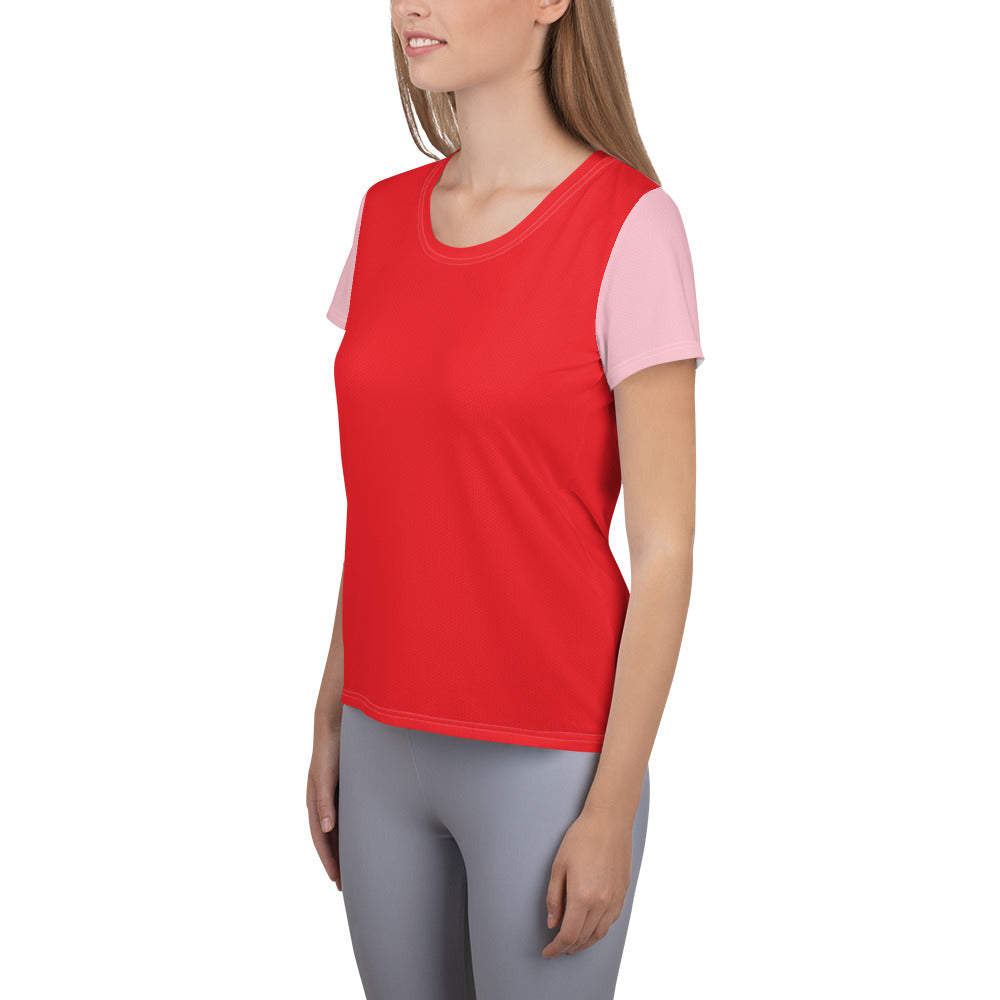 All-Over Print Women's Athletic T-shirt