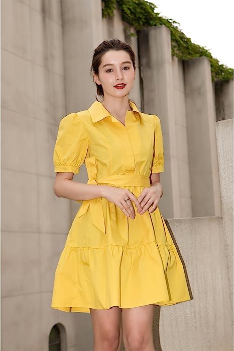 Plain Yellow Dress