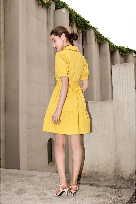 Color Pop Yellow Dress