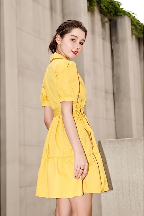 Color Pop Yellow Dress